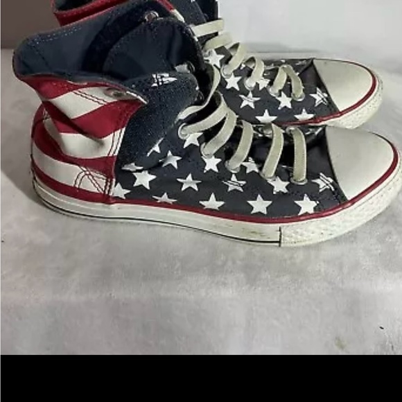 Converse All Star:  Chuck Taylor All Star, American Flag size 5 Junior - Picture 3 of 10